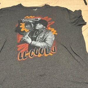 Old Navy LL Cool J Graphic Tee in Dark Gray